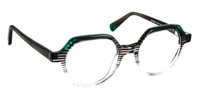 J.F. Rey® Jeannot JFR Jeannot 0140 44 - 0140 Stripes Gray/Green Eyeglasses