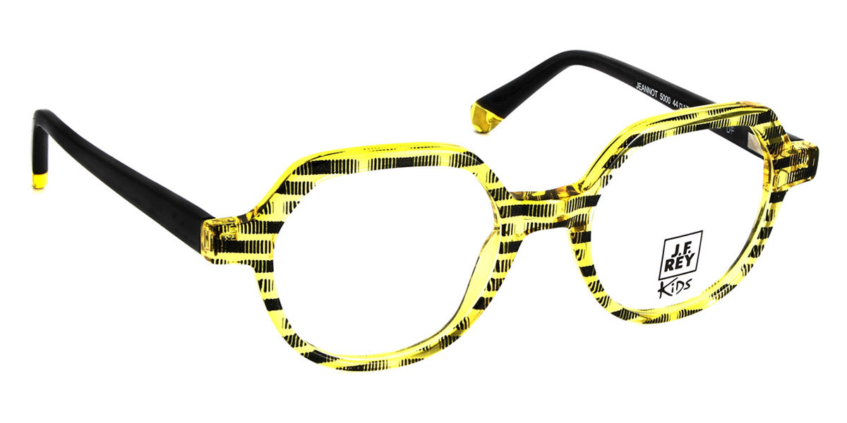 J.F. Rey® Jeannot JFR Jeannot 5000 44 - 5000 Brick Black/Yellow Eyeglasses