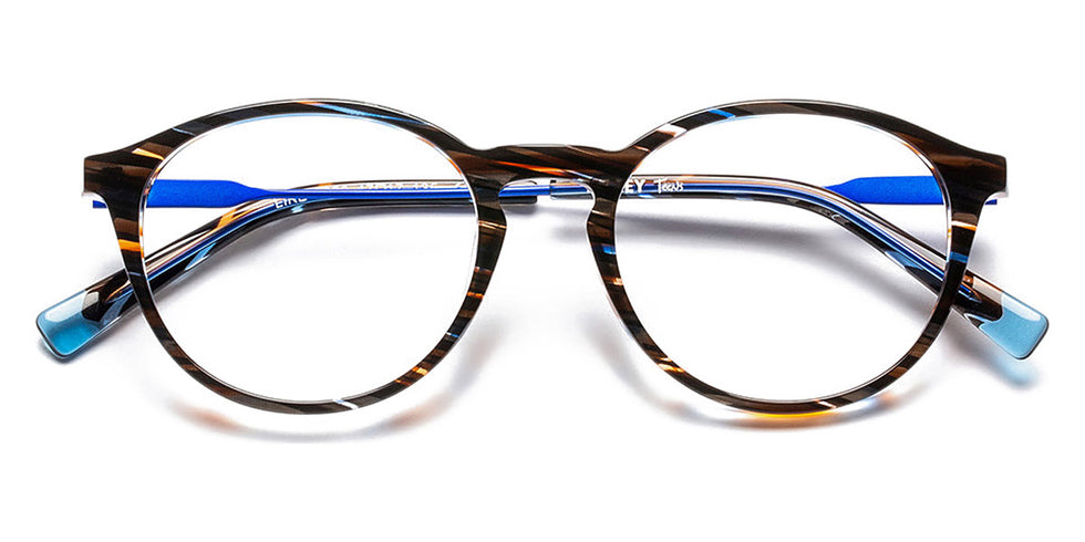 J.F. Rey® Like Kids JFR Like Kids 2220 47 - 2220 Stripes Black/Blue/Satin Blue Eyeglasses