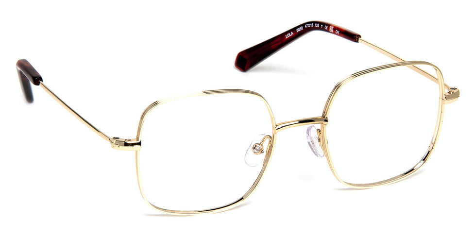 J.F. Rey® Lola Kids JFR Lola 5050 47 - 5050 Shiny Gold Eyeglasses