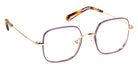J.F. Rey® Lola Kids JFR Lola 7555 47 - 7555 Plum/Shiny Pink Gold Eyeglasses