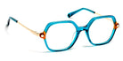J.F. Rey® Lou Kids JFR Lou Kids 2555 48 - 2555 Turquoise/Demi Eyeglasses