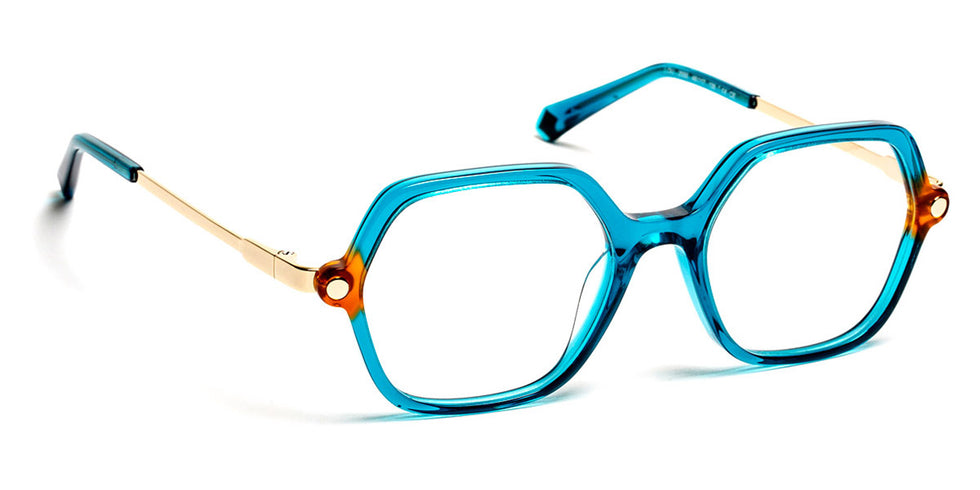 J.F. Rey® Lou Kids JFR Lou Kids 2555 48 - 2555 Turquoise/Demi Eyeglasses