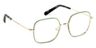 J.F. Rey® Manon JFR Manon 4750 50 - 4750 Green/Shiny Gold Eyeglasses