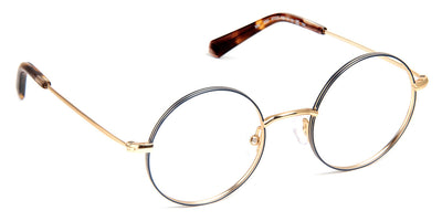 J.F. Rey® Mia JFR Mia 2051 47 - 2051 Blue/Satin Gold Eyeglasses