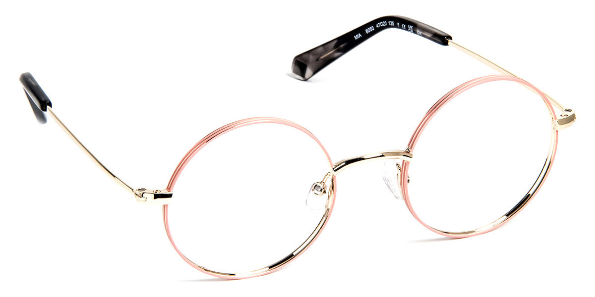 J.F. Rey® Mia JFR Mia 8050 47 - 8050 Pink/Shiny Gold Eyeglasses
