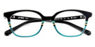 J.F. Rey® Neon JFR Neon 0045 45 - 0045 Black/Green/Yellow Eyeglasses