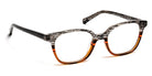 J.F. Rey® Neon JFR Neon 0860 45 - 0860 Black/Orange Eyeglasses