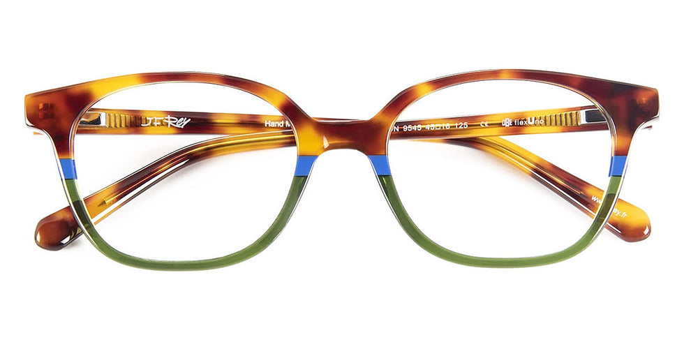 J.F. Rey® Neon JFR Neon 9545 45 - 9545 Demi/Blue/Green Eyeglasses