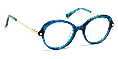 J.F. Rey® Pauline JFR Pauline 2500 47 - 2500 Blue Lace/Black Eyeglasses