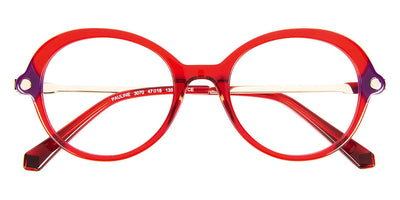 J.F. Rey® Pauline JFR Pauline 3070 47 - 3070 Red/Plum Eyeglasses