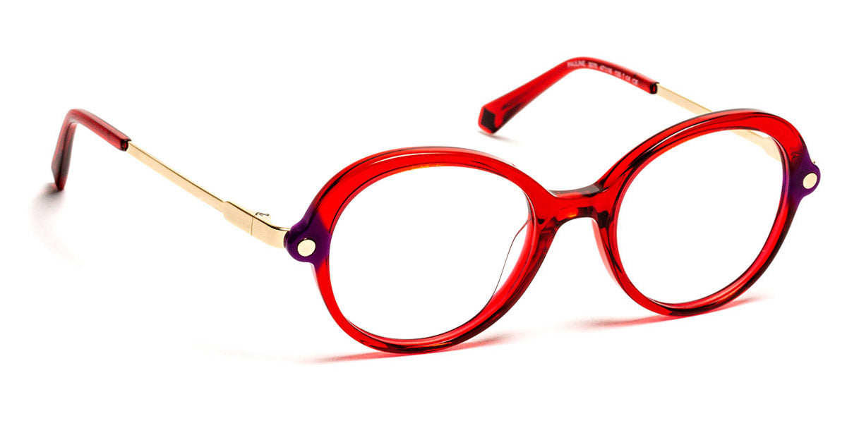 J.F. Rey® Pauline JFR Pauline 3070 47 - 3070 Red/Plum Eyeglasses
