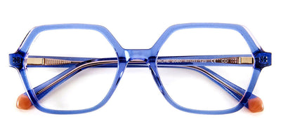 J.F. Rey® Pistache JFR Pistache 2080 47 - 2080 Blue/Pink Glitter Eyeglasses