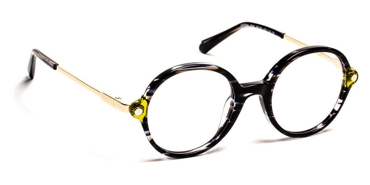 J.F. Rey® Serena JFR Serena 0045 46 - 0045 Stripe Black/Green Eyeglasses