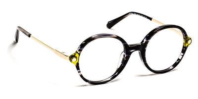 J.F. Rey® Serena JFR Serena 0045 46 - 0045 Stripe Black/Green Eyeglasses