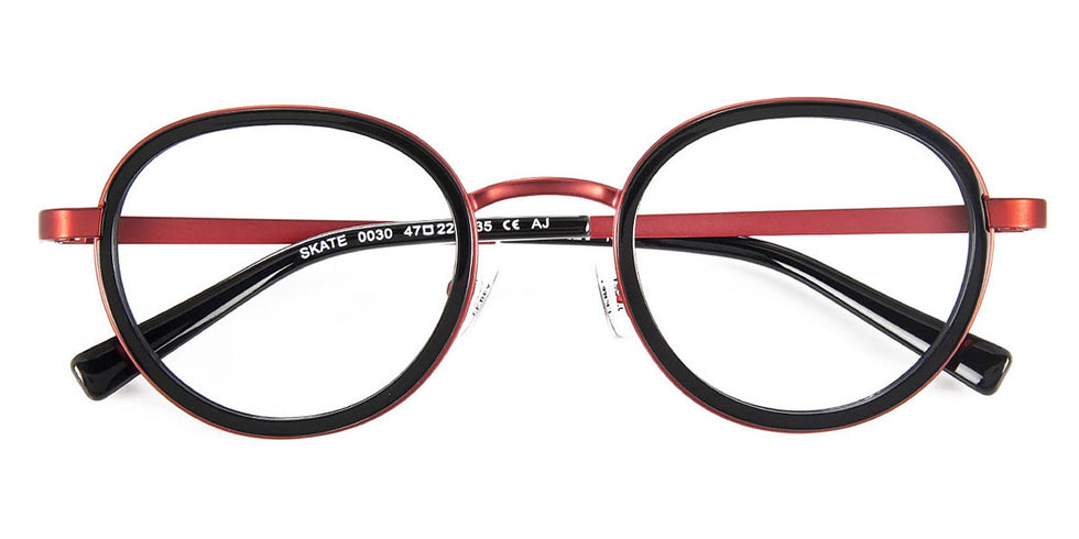 J.F. Rey® Skate JFR Skate 0030 47 - 0030 Black/Red Eyeglasses