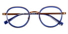 J.F. Rey® Skate JFR Skate 2060 47 - 2060 Blue/Copper Eyeglasses
