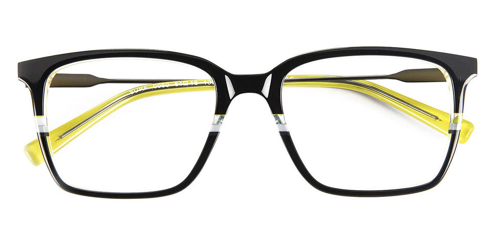 J.F. Rey® Surf JFR Surf 0050 51 - 0050 Black/Yellow Eyeglasses