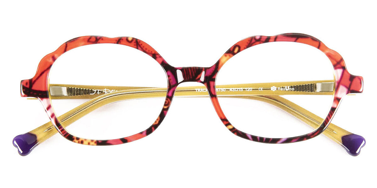 J.F. Rey® Tralala JFR Tralala 8750 43 - 8750 Flower Pink/Yellow Eyeglasses