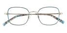 J.F. Rey® Violette JFR Violette 2050 46 - 2050 Blue/Shiny Gold Eyeglasses