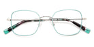 J.F. Rey® Violette JFR Violette 4010 46 - 4010 Green/Shiny Silver Eyeglasses