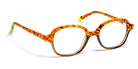 J.F. Rey® Yopla JFR Yopla 6005 43 - 6005 Demi Orange/Khaki Gray Eyeglasses