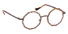J.F. Rey® Liane Geometric Eyeglasses - Black/Brown Copper