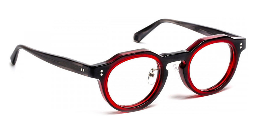 J.F. Rey® Lincoln JFR Lincoln af0230 45 - Af0230 Af  Grey Vintage / Red Eyeglasses