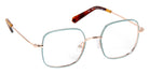 J.F. Rey® LOLA JFR LOLA 2455 47 - Turquoise/Shiny Pink Gold Eyeglasses