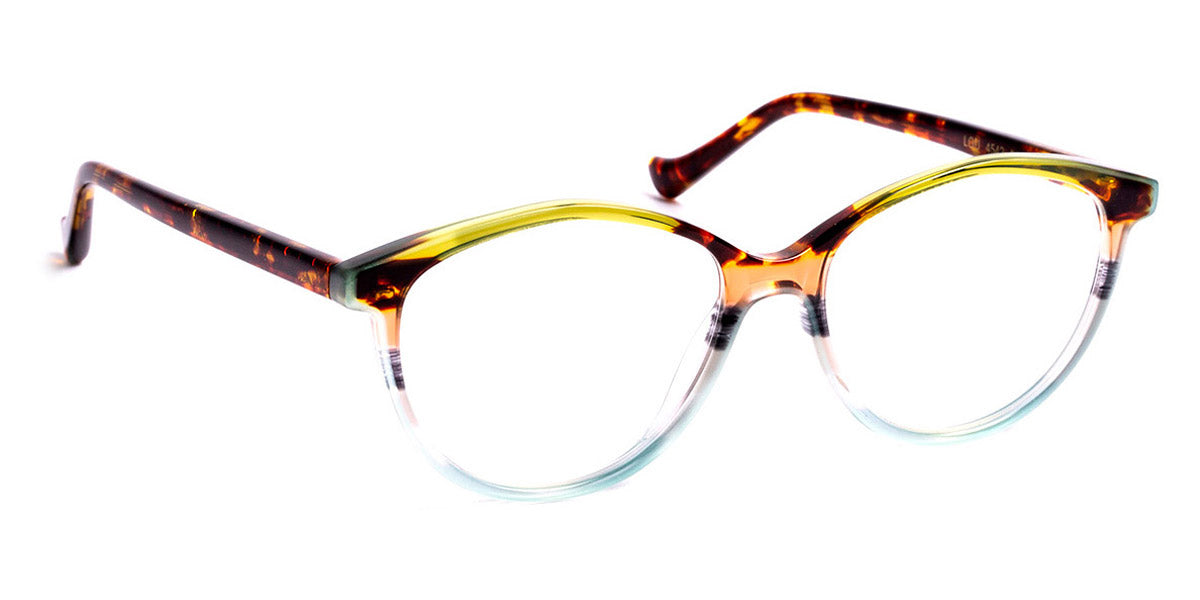 J.F. Rey® Lou JFR Lou 4542 51 - 4542 Demi Khaki Multilayer/Sweet Green Eyeglasses