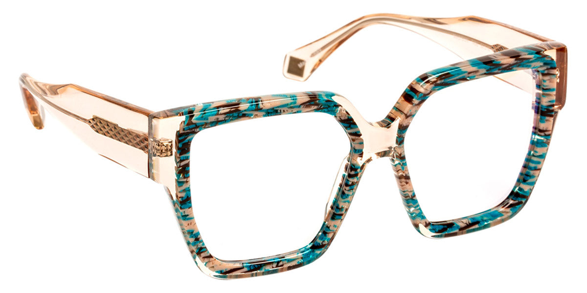 J.F. Rey® Madison JFR Madison 1426 54 - 1426 Crystal/Blue Tweed Eyeglasses