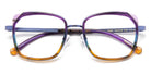 J.F. Rey® Sally JFR Sally 7060 52 - 7060 Gradient Purple/Orange/Satin Blue Eyeglasses