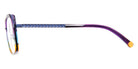 J.F. Rey® Sally JFR Sally 7060 52 - 7060 Gradient Purple/Orange/Satin Blue Eyeglasses