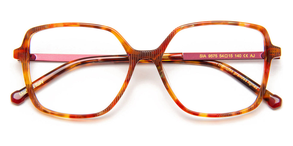 J.F. Rey® Sia JFR Sia 9575 54 - 9575 Demi/Burgundy Eyeglasses