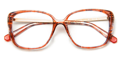 J.F. Rey® Sofia JFR Sofia 6550 52 - 6550 Demi Orange/Satin Gold Eyeglasses