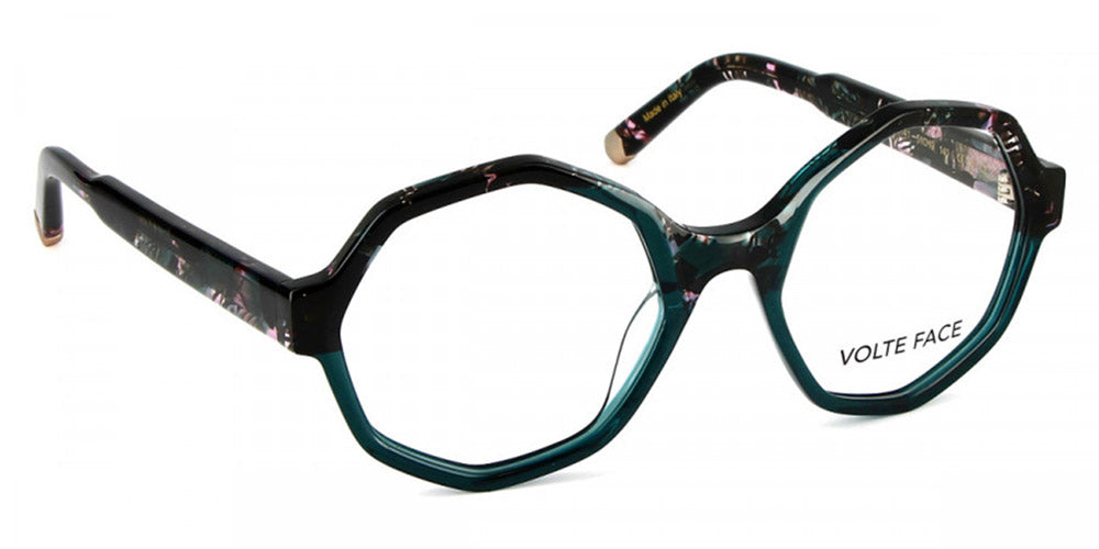 J.F. Rey® Ubiza JFR Ubiza 0141 51 - 0141 Black Plant/Green Pine Eyeglasses