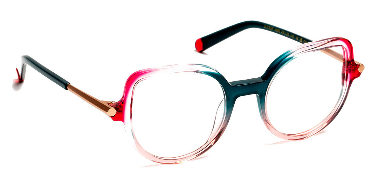 J.F. Rey® Ulysse JFR Ulysse 4085 48 - 4085 Green Peacock/Pink Eyeglasses
