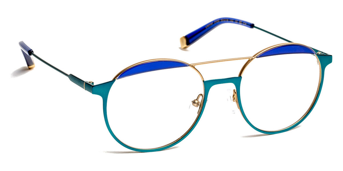 J.F. Rey® Umami JFR Umami 2450 50 - 2450 Turquoise Blue/Gold Eyeglasses