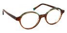 J.F. Rey® Mushroom JFR Mushroom 9840 44 - 9840 Brown/Green Eyeglasses
