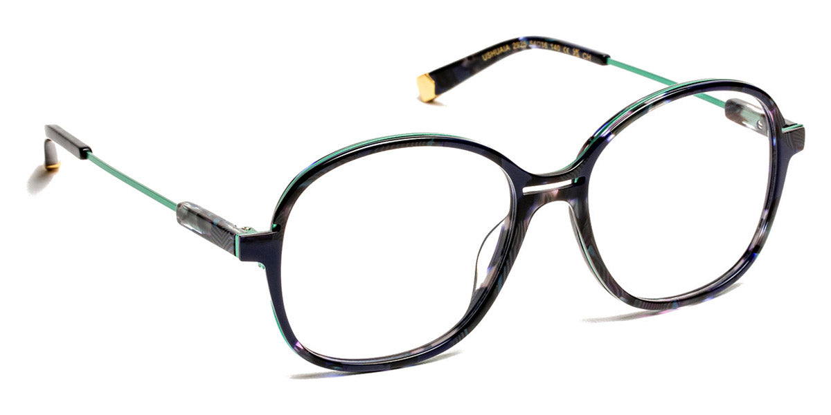 J.F. Rey® Ushuaia JFR Ushuaia 2925 54 - 2925 Blue Floral/Blue Aquamarine Eyeglasses