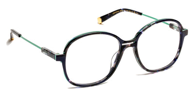 J.F. Rey® Ushuaia JFR Ushuaia 2925 54 - 2925 Blue Floral/Blue Aquamarine Eyeglasses