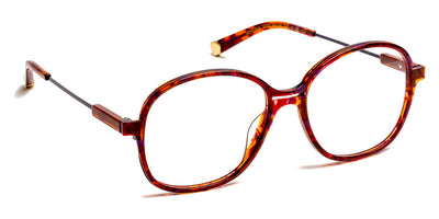 J.F. Rey® Ushuaia JFR Ushuaia 3029 54 - 3029 Red Floral/Blue Night Eyeglasses