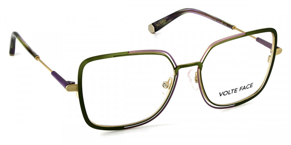 J.F. Rey® Vero JFR Vero 4323 53 - 4323 Khaki/Lavender/Gold Eyeglasses