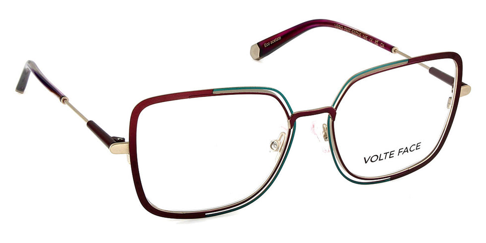 J.F. Rey® Vero JFR Vero 7027 53 - 7027 Purple/Green/Gold Eyeglasses