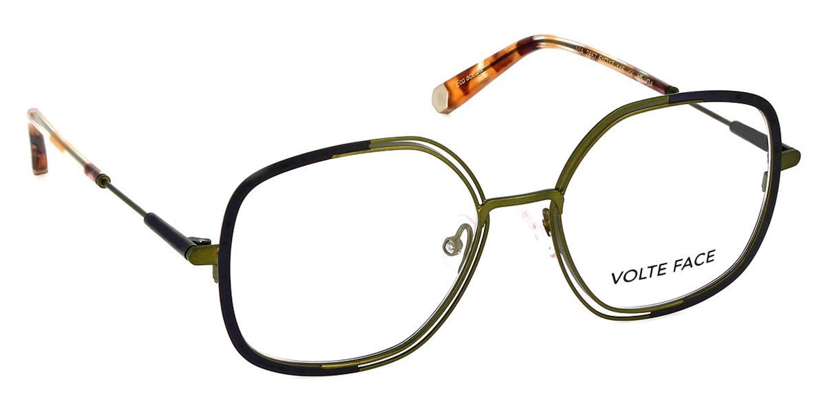 J.F. Rey® Via JFR Via 2857 51 - 2857 Navy/Khaki Eyeglasses