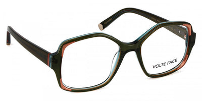 J.F. Rey® Vivienne JFR Vivienne 4083 50 - 4083 Green/Coral Eyeglasses