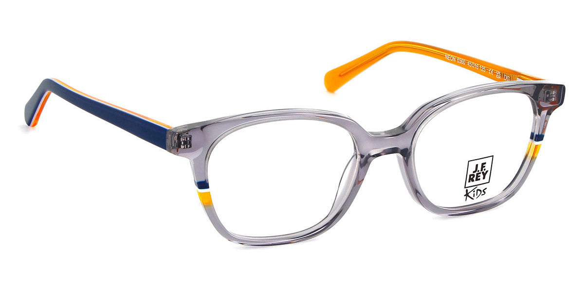 J.F. Rey® Neon JFR Neon 0360 45 - 0360 Grey/Orange/Blue 6/8 Boy Eyeglasses