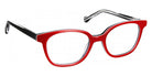 J.F. Rey® Neon JFR Neon 3100 45 - 3100 Red/Black Eyeglasses