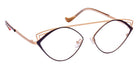 J.F. Rey® Niki Geometric Eyeglasses - Black/Gold