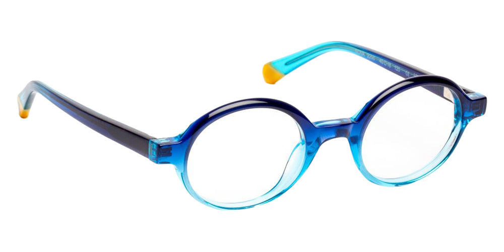 J.F. Rey® Nova Round Eyeglasses - Gradient Blue